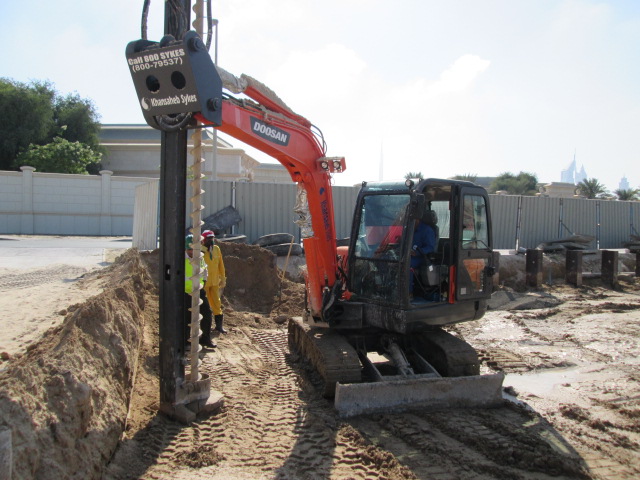 Drilling in process Wellpoint Dewatering – Done at its best!