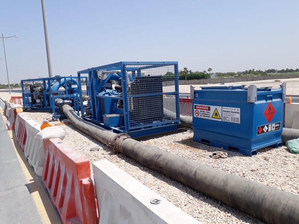 Khansaheb Sykes provides Emergency over-pumping for Sewage Network