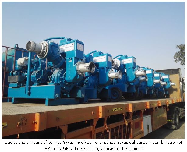WP150 & GP150 Dewatering Pumps for Infrastructure Works, Abu Dhabi