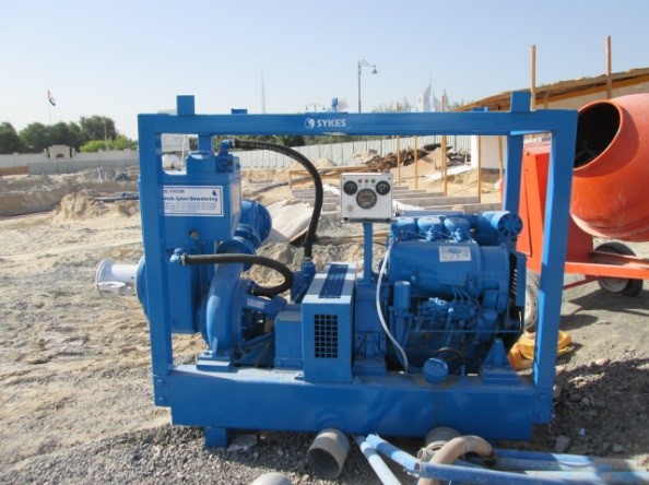 WP150/60 Sykes Pump Double Stage Well Point Dewatering
