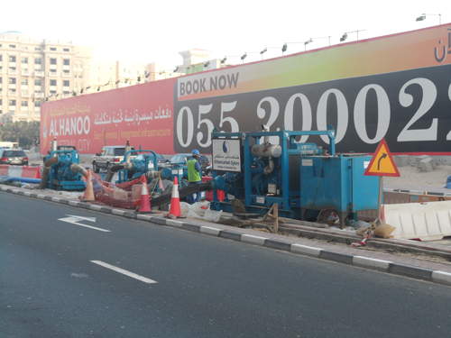 Storm Water System Over Pumping Storm Water System Over Pumping using a series of Sykes GP200, MH150 & D70 Orion Pump Sets