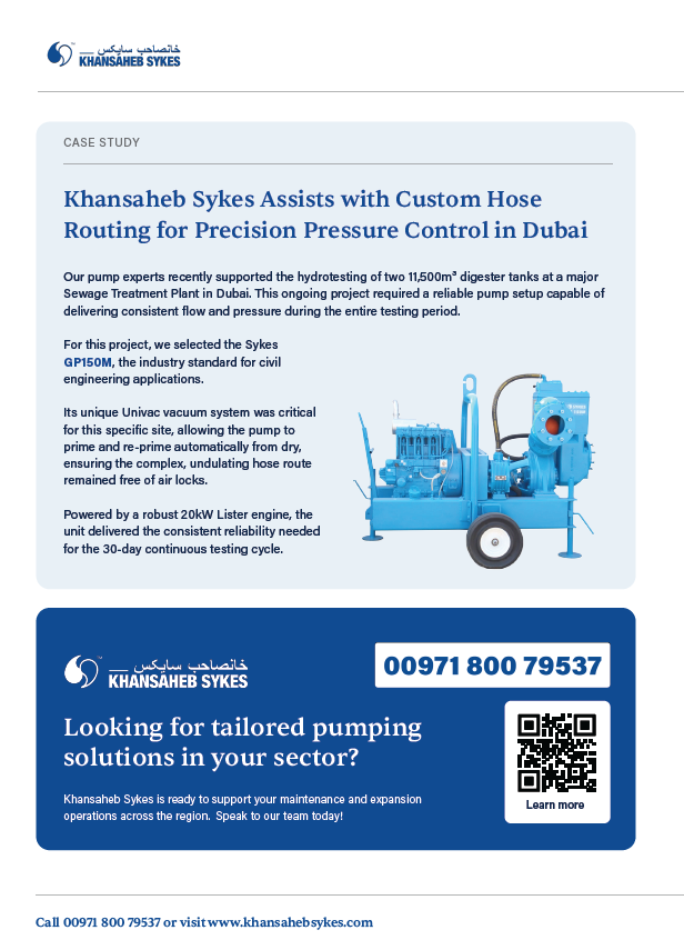 Second Page- Digester Tank Hydrotesting at Sewage Treatment Plant, Dubai