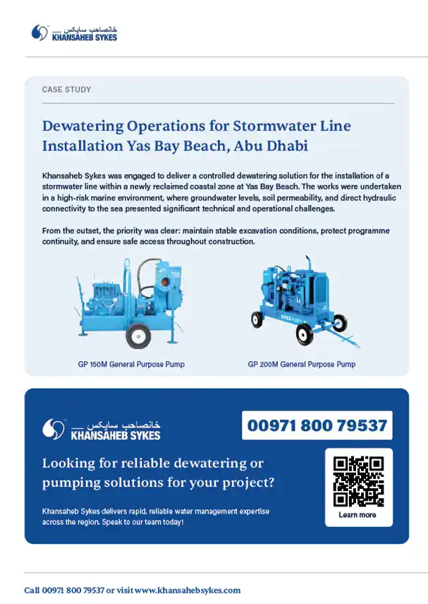 2dn page - Dewatering Operations for Stormwater Line Installation