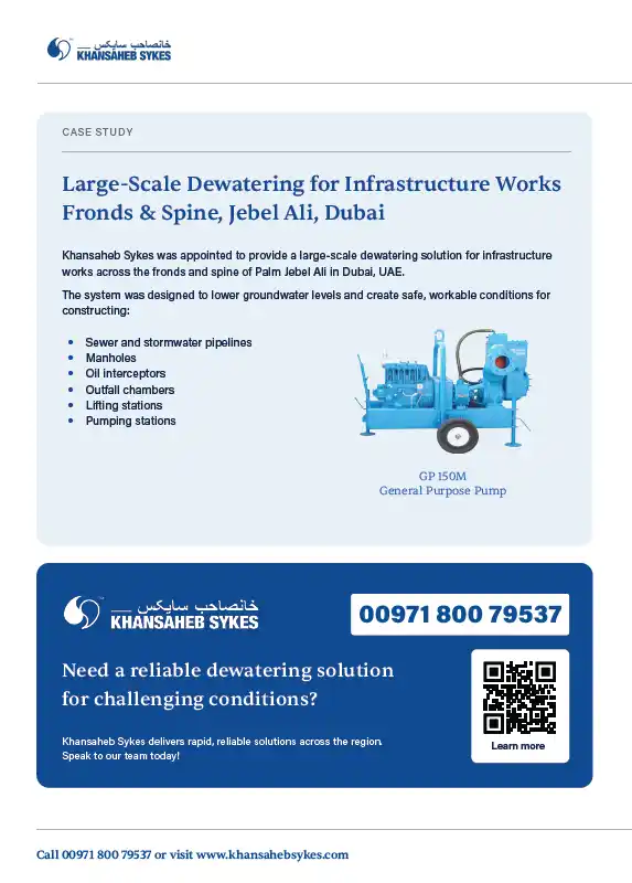 2nd page of Large-Scale Dewatering Fronds & Spine Jebel Ali Dubai