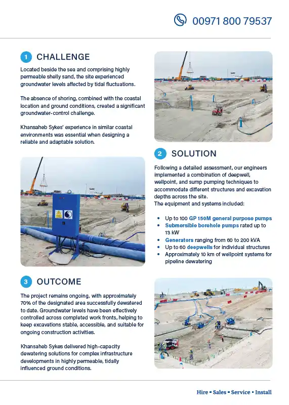 3rd page of Large-Scale Dewatering Fronds & Spine Jebel Ali Dubai